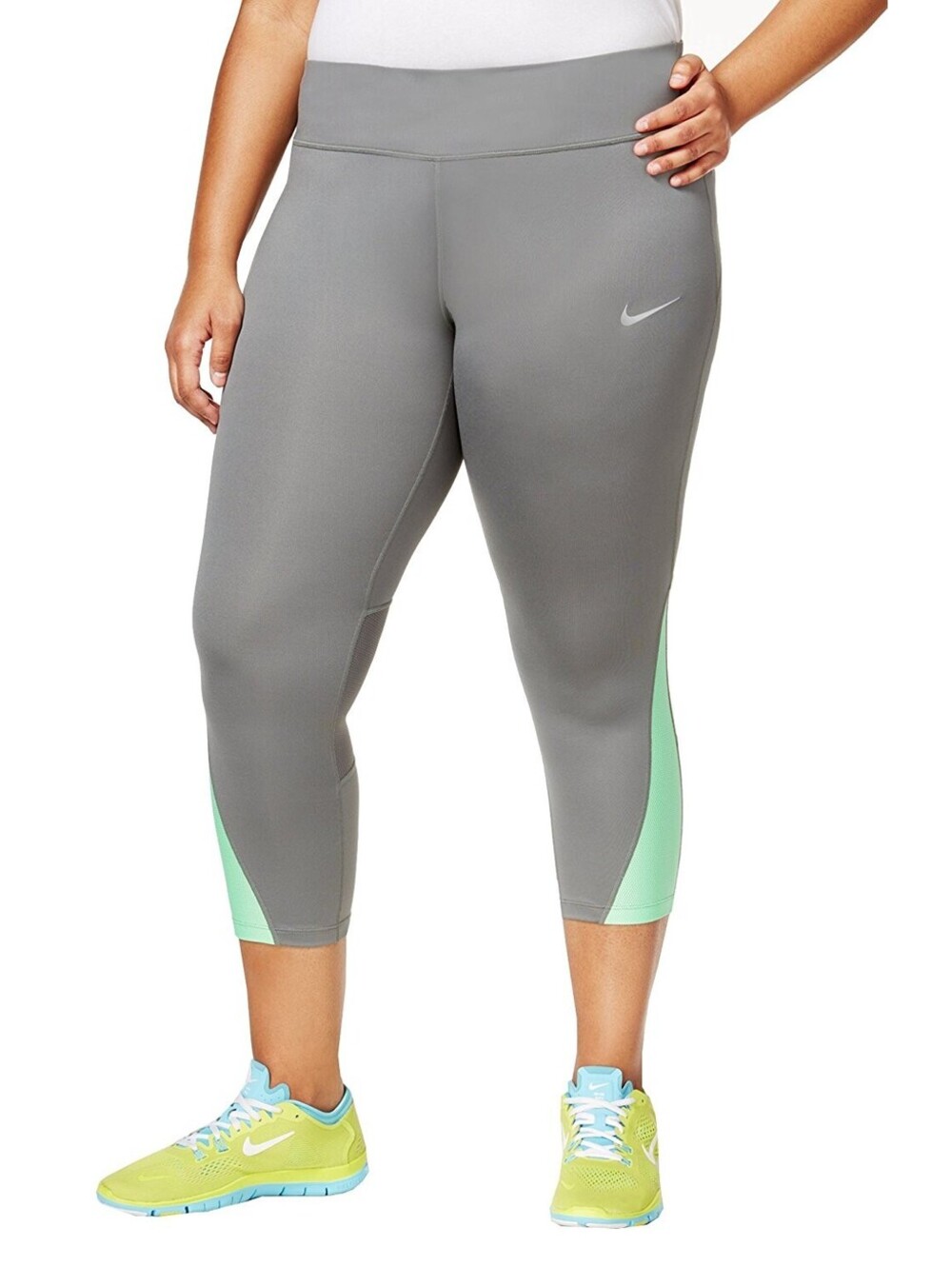 Nike Womens Plus Size Power Compression Cropped Leggings Size 1X